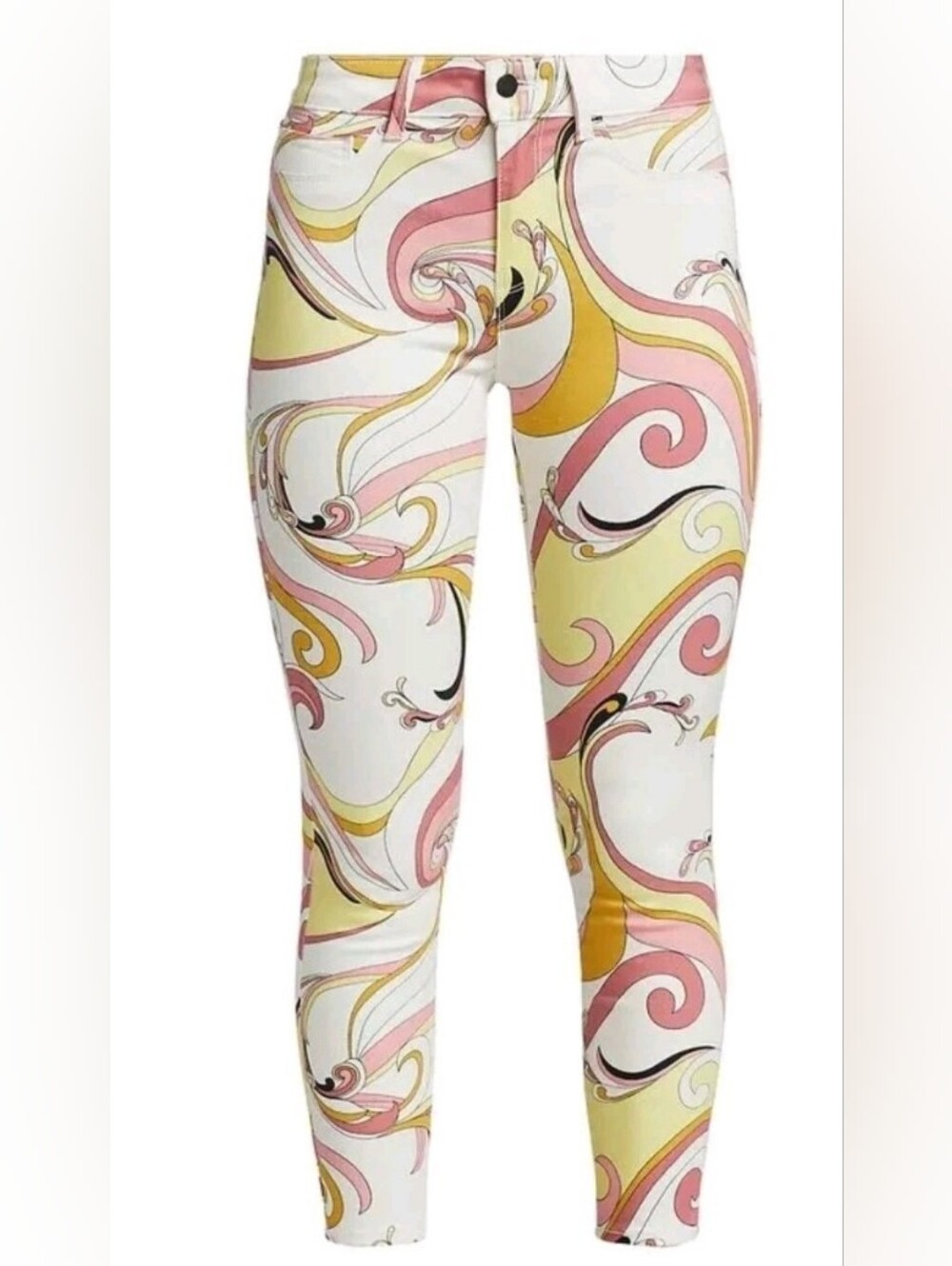 L'AGENCE- Pucciesque Print Powder Blue Saint Martin Skinny Jeans. Size 23.